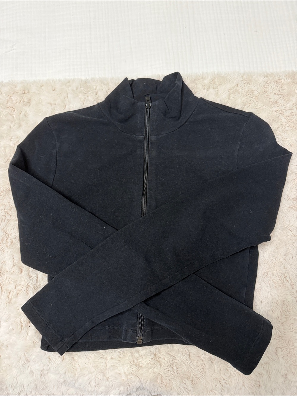 TNA Women's Black Lightweight Zip Jacket
